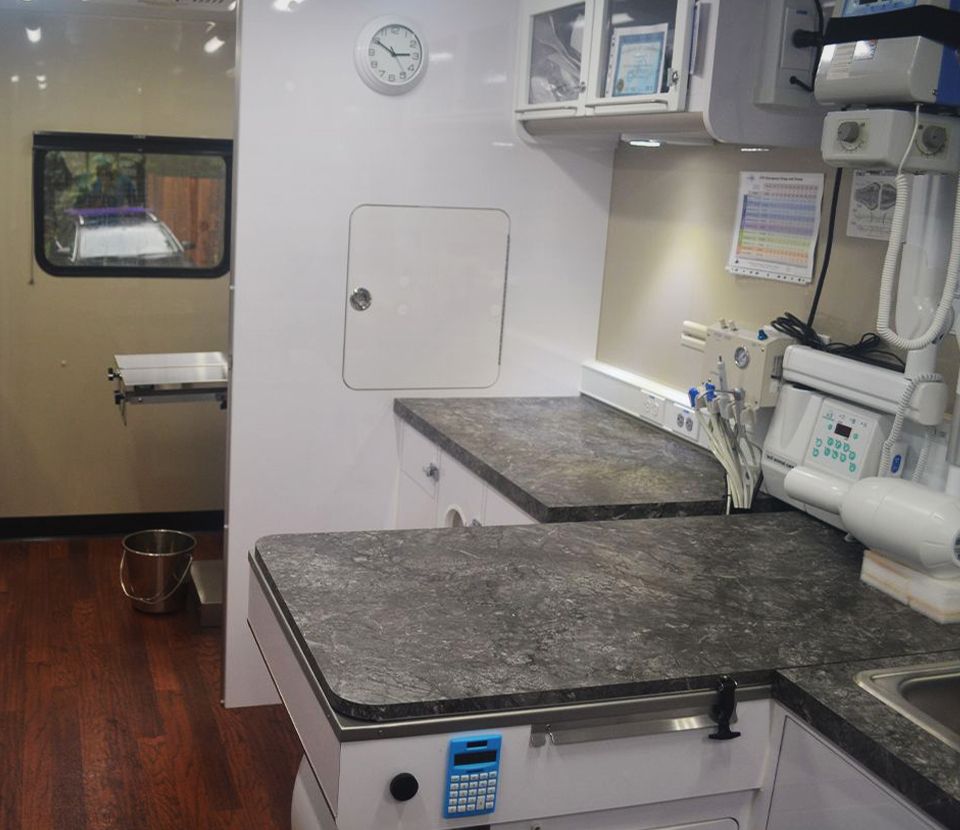 wellness room in the dr. oliver truck